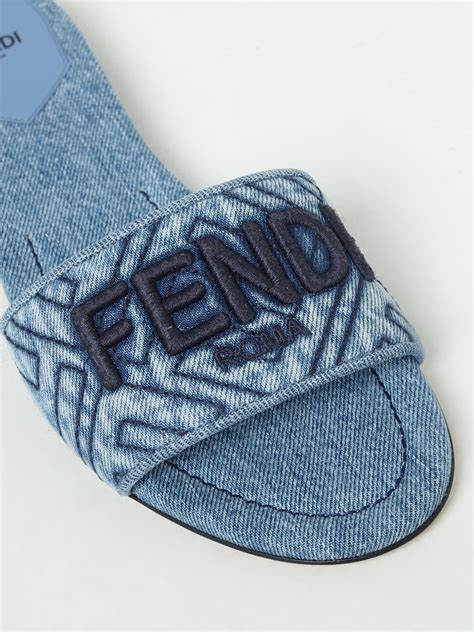 fendi shoes woman sale|Fendi denim shoes.